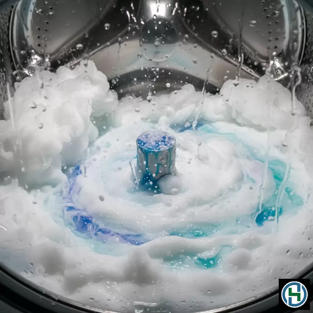 gemini_image_1770254925 Các thành phần hóa học mạnh trong nước giặt thông thường dễ gây tổn thương hàng rào bảo vệ da