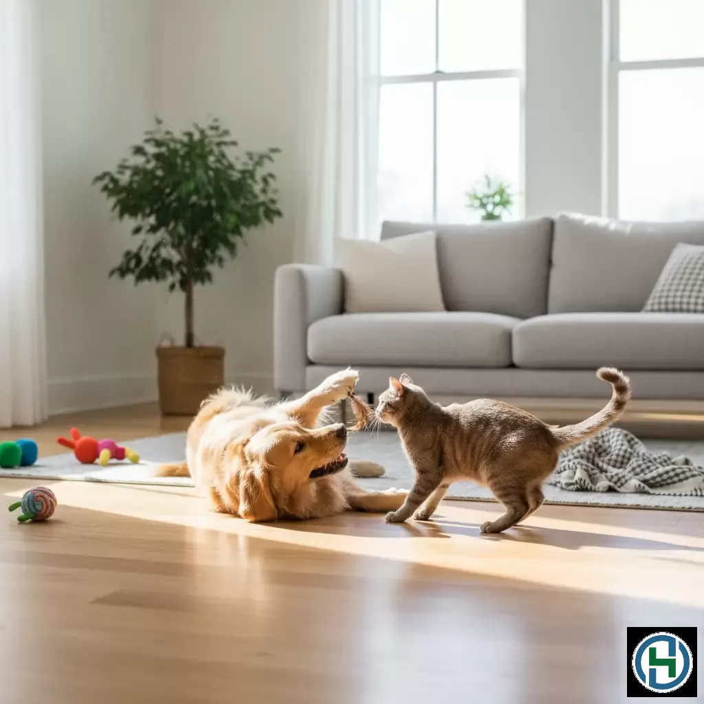 gemini_image_1770257098 Giữ cho không gian sống luôn sạch thơm là ưu tiên hàng đầu của người nuôi thú cưng