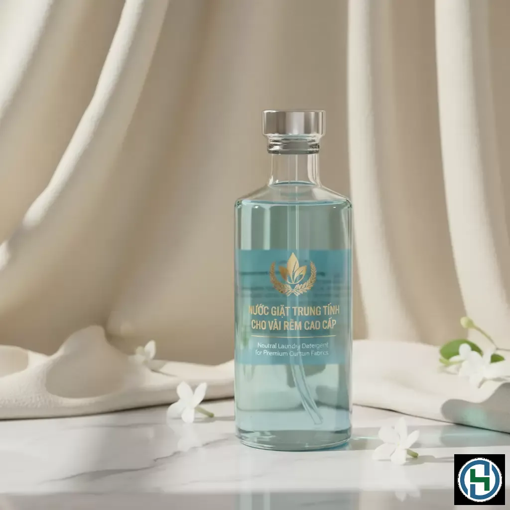 Sử dụng các loại nước giặt dịu nhẹ để bảo vệ cấu trúc sợi vải rèm mỏng