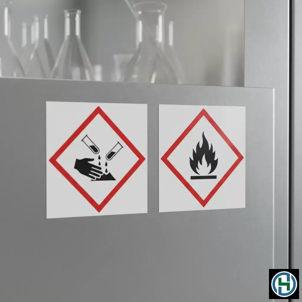 gemini_image_1770260907-1 Các biểu tượng GHS phổ biến giúp người dùng nhận diện nhanh tính chất nguy hiểm của hóa chất