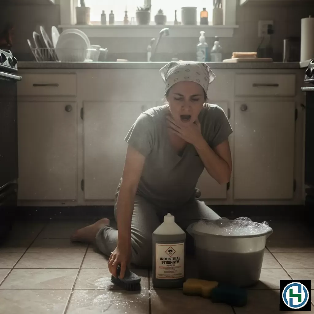 Hít phải hơi hóa chất tẩy rửa nồng độ cao gây ra nhiều hệ lụy cho sức khỏe