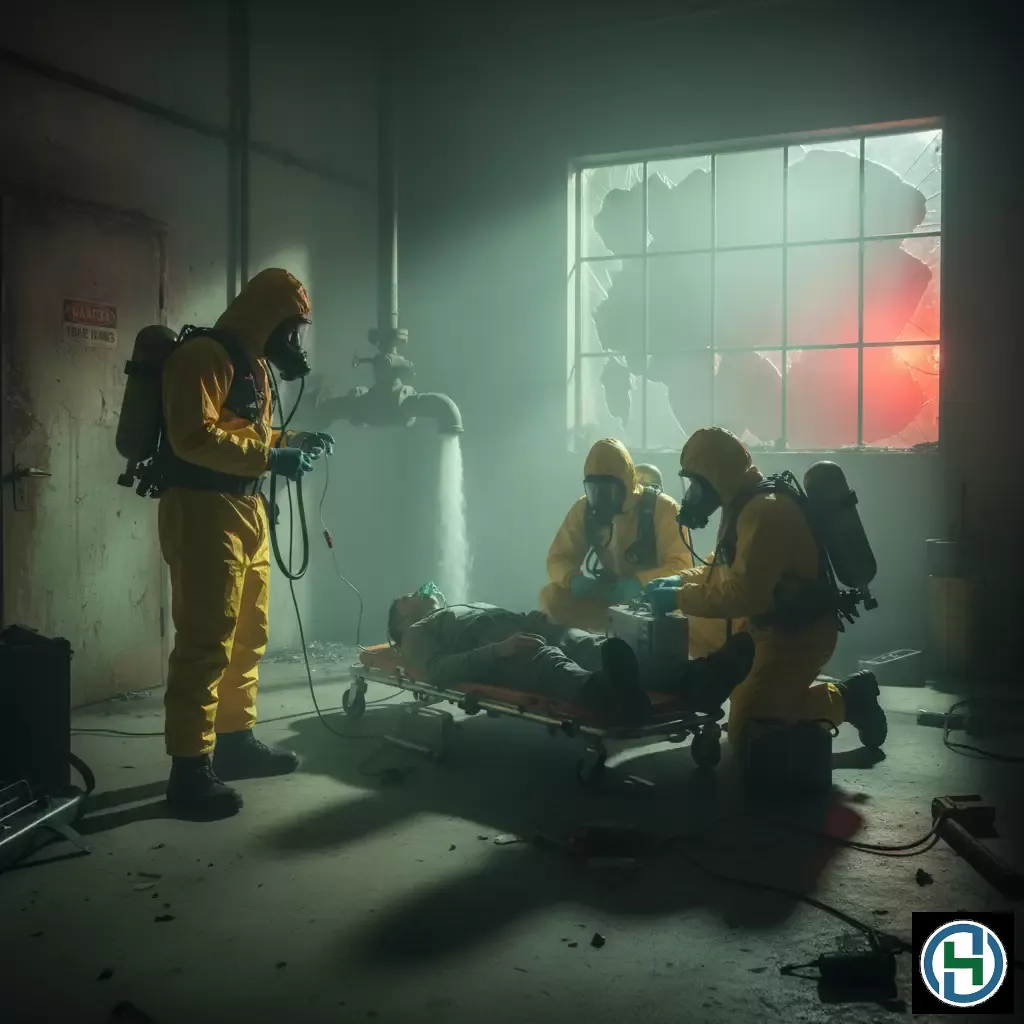 Cần đưa nạn nhân đến cơ sở y tế nếu các triệu chứng hô hấp không thuyên giảm