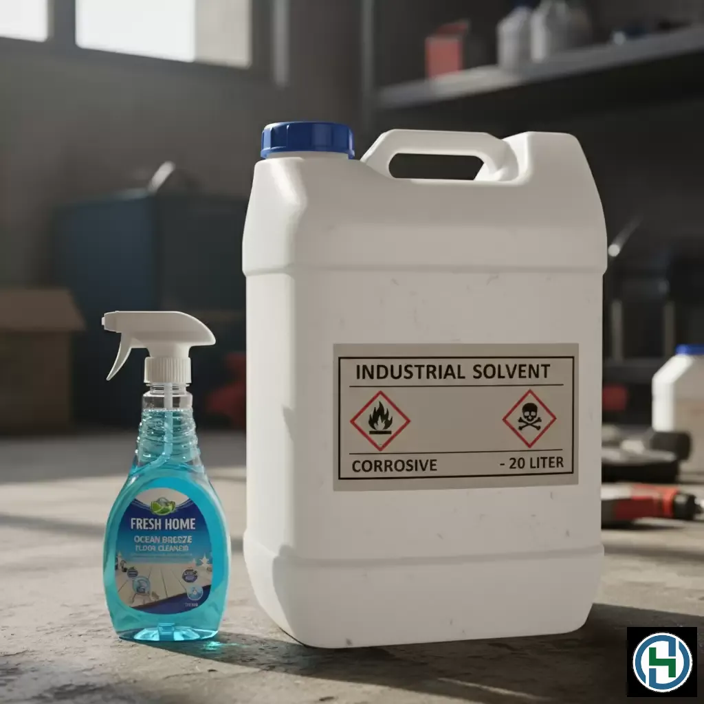 Sự khác biệt về quy cách đóng gói và độ đậm đặc giữa hàng công nghiệp và gia dụng