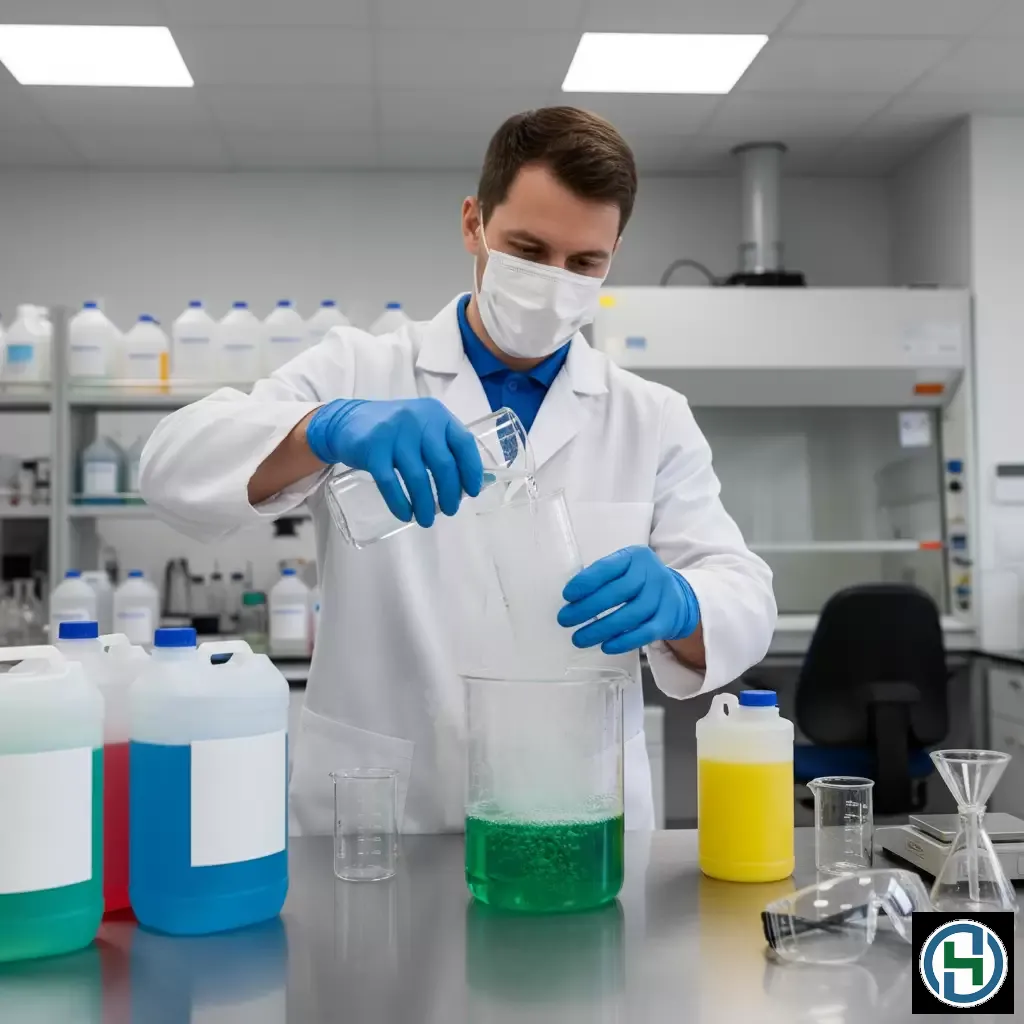 Trang bị bảo hộ đầy đủ là yêu cầu bắt buộc khi làm việc với hóa chất chuyên dụng