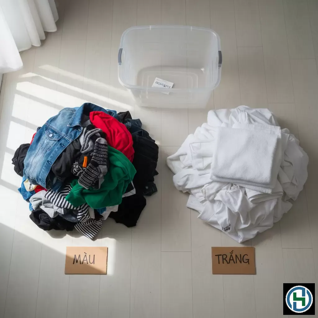 gemini_image_1770265720-1 Phân loại đồng phục theo màu sắc là bước quan trọng để tránh lem màu