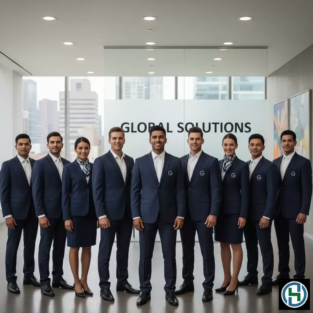 gemini_image_1770265720 Đồng phục sạch đẹp giúp nâng cao hình ảnh chuyên nghiệp của nhân viên