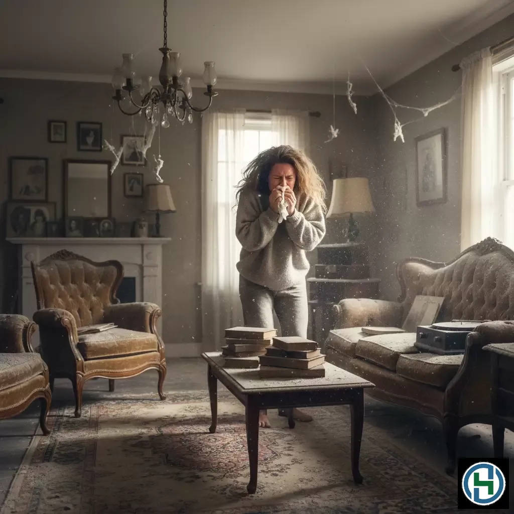 gemini_image_1770266341 Dị ứng bụi gây ra nhiều phiền toái cho sức khỏe và sinh hoạt hàng ngày của các thành viên trong gia đình