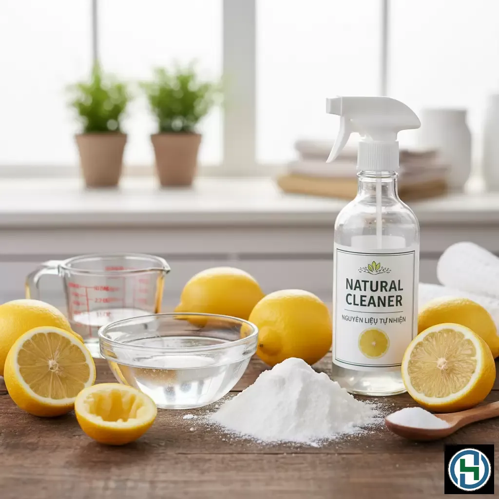 Các nguyên liệu tự nhiên vừa an toàn cho sức khỏe vừa mang lại hiệu quả làm sạch bất ngờ