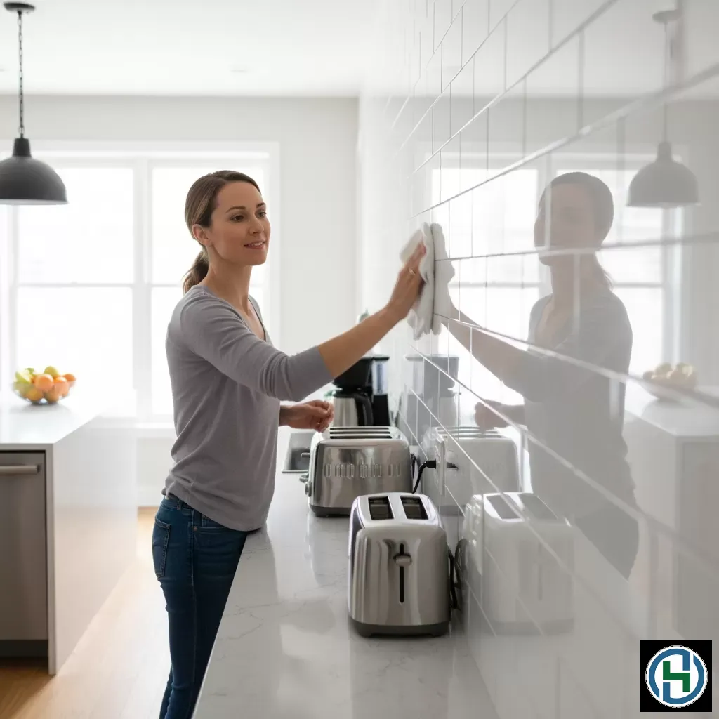 Quy trình vệ sinh đúng cách mang lại vẻ đẹp sáng bóng cho không gian bếp