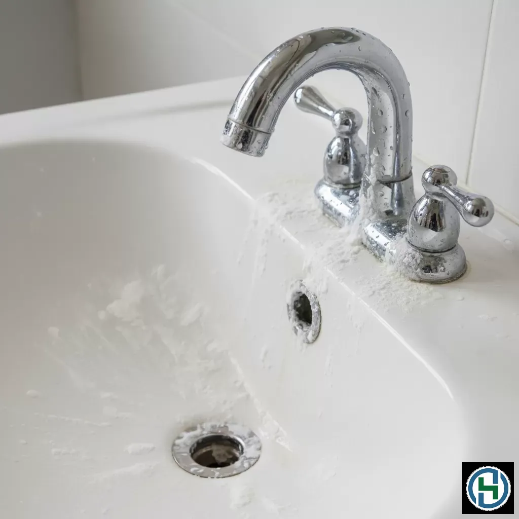 Cặn vôi làm mất đi vẻ sáng bóng vốn có của các thiết bị vệ sinh cao cấp