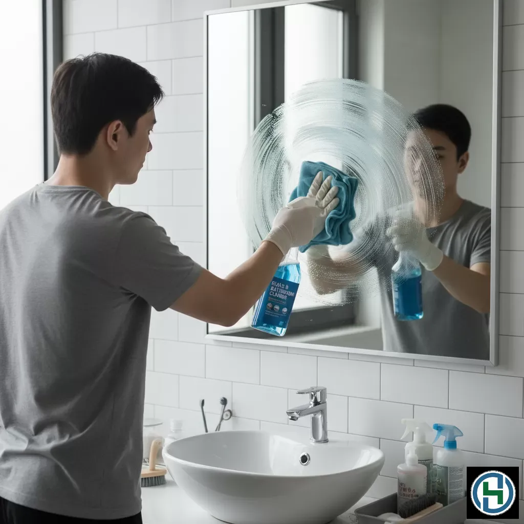 Lau gương đúng kỹ thuật giúp loại bỏ hoàn toàn các vết ố cứng đầu