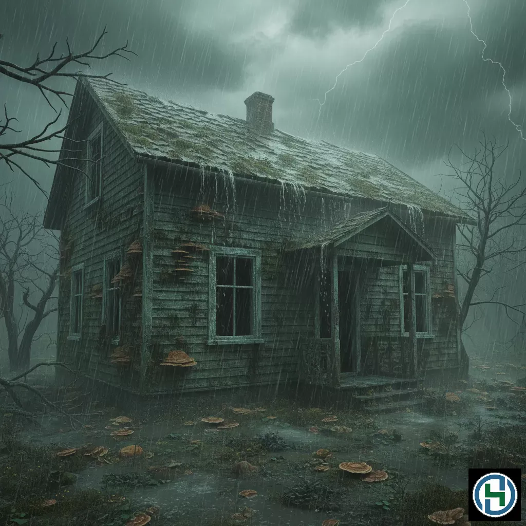 Thời tiết mưa bão kéo dài khiến độ ẩm trong nhà tăng cao tạo điều kiện cho nấm mốc phát triển