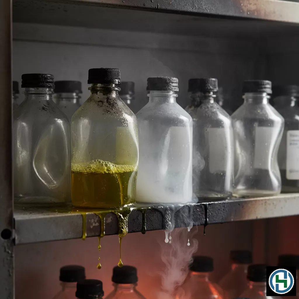 Nhiệt độ cao có thể làm biến dạng bao bì và thay đổi cấu trúc hóa học của sản phẩm