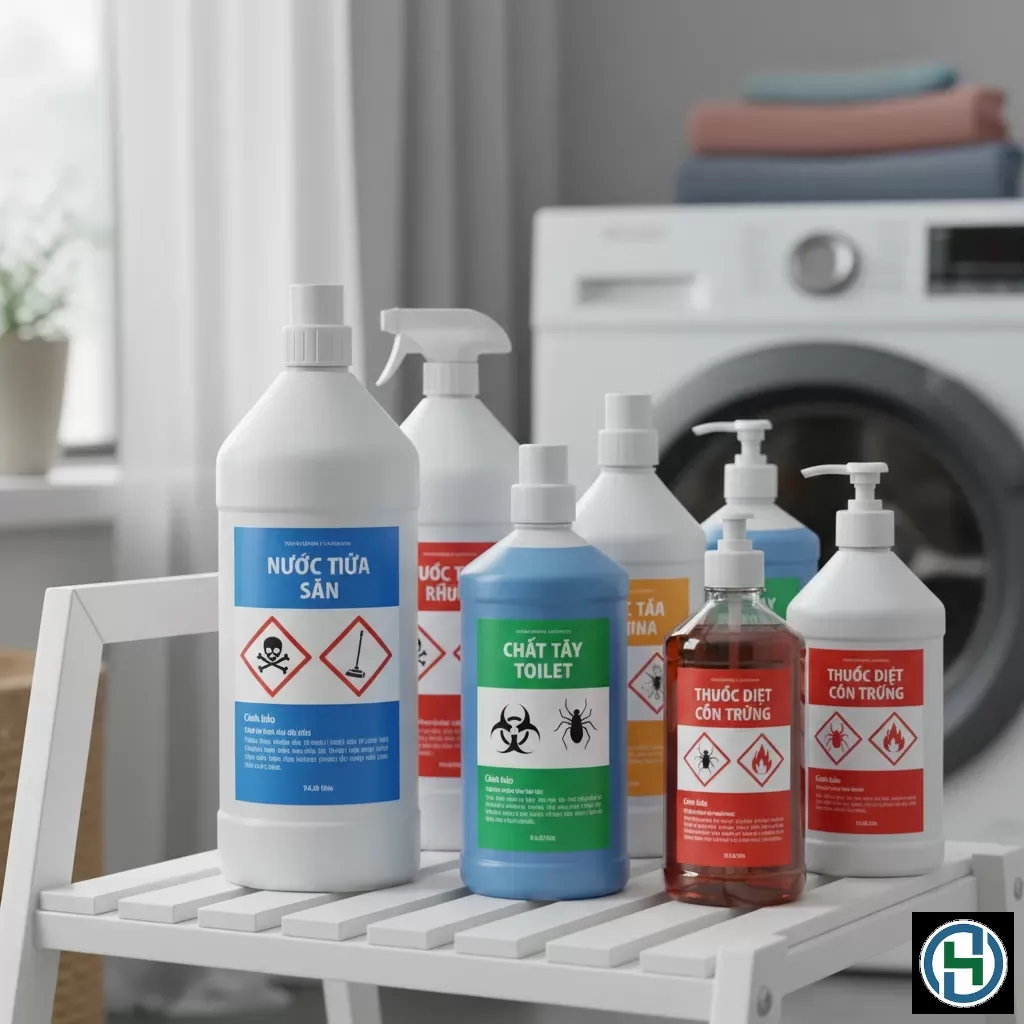 Việc dán nhãn hóa chất giúp đảm bảo an toàn và ngăn ngừa tai nạn trong gia đình