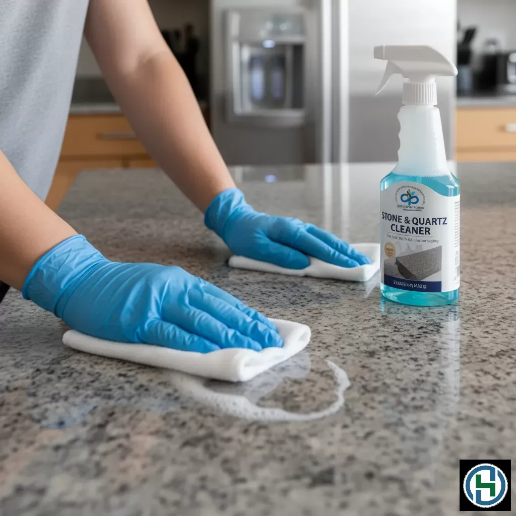 Thực hiện quy trình vệ sinh đúng cách giúp kéo dài tuổi thọ bề mặt đá