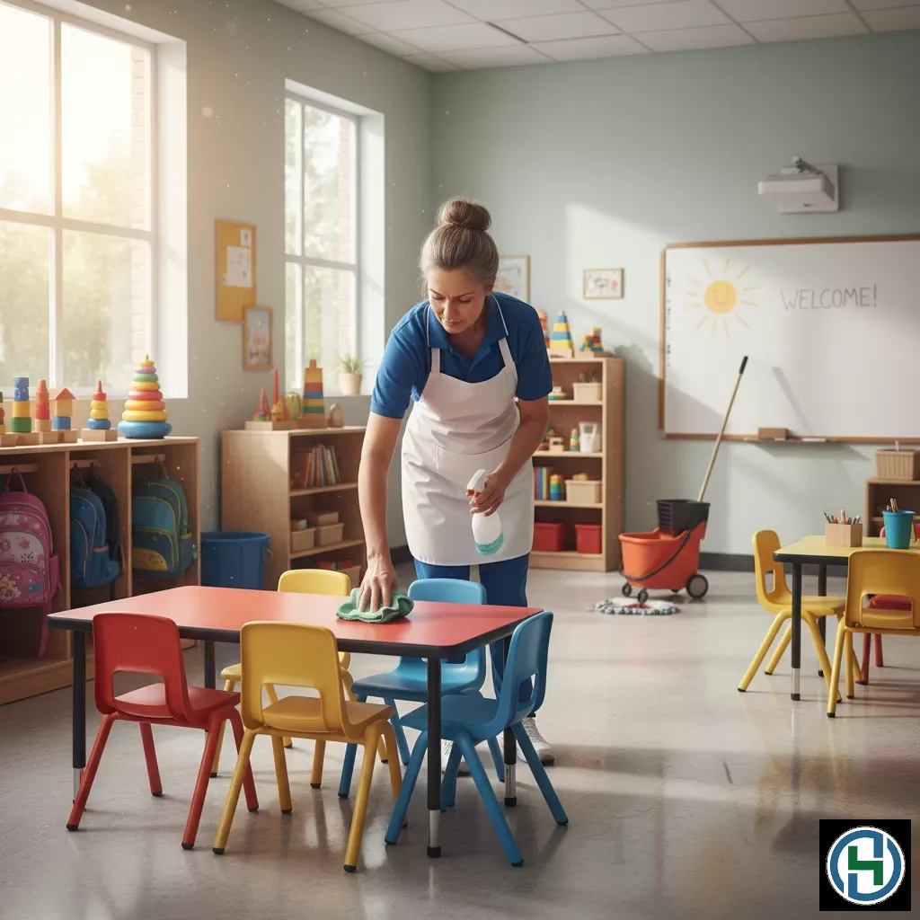 Môi trường học tập sạch khuẩn là yếu tố tiên quyết tại các trường mẫu giáo