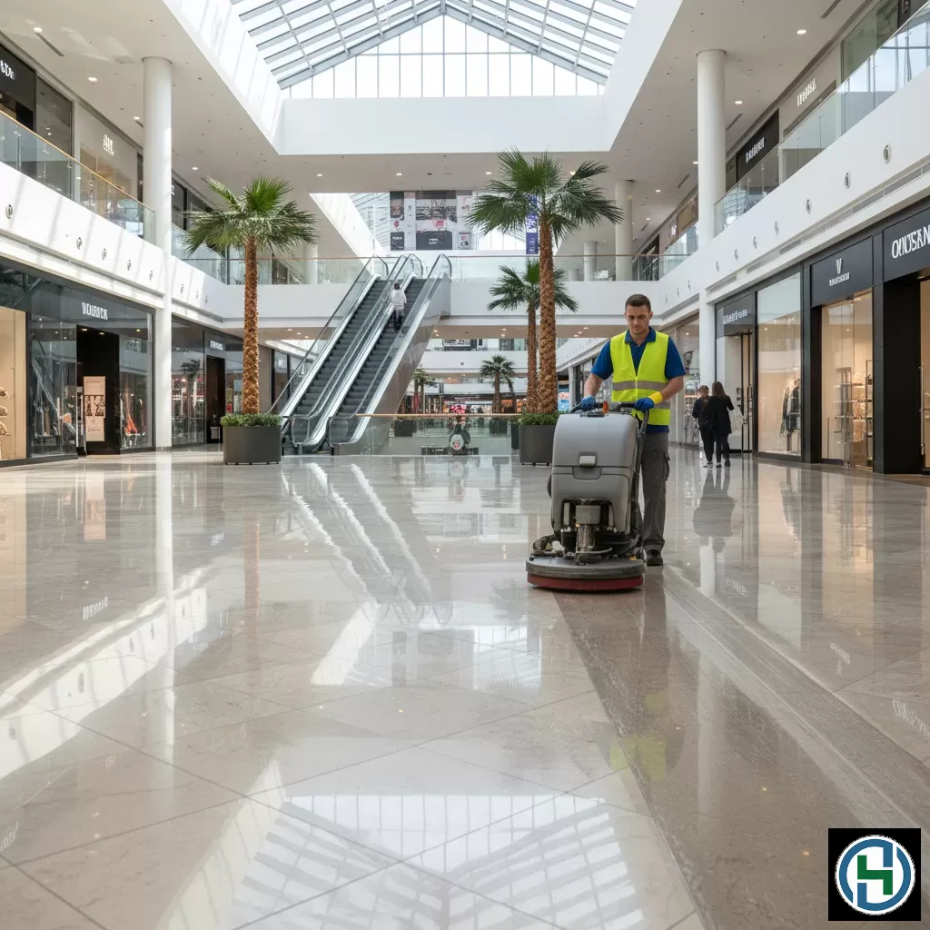 Không gian sạch sẽ là yếu tố then chốt thu hút khách hàng tại các trung tâm thương mại