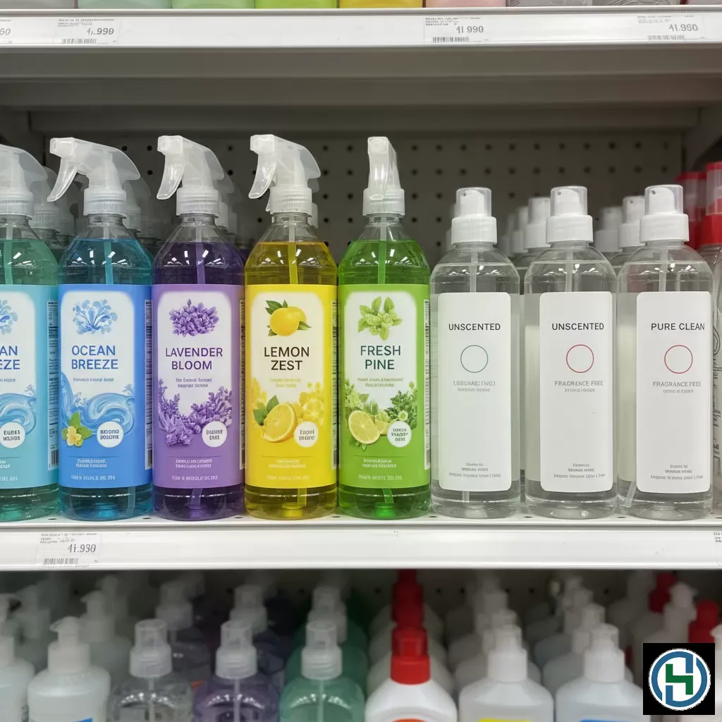 Sự đa dạng của các loại hóa chất tẩy rửa có mùi và không mùi trên thị trường hiện nay