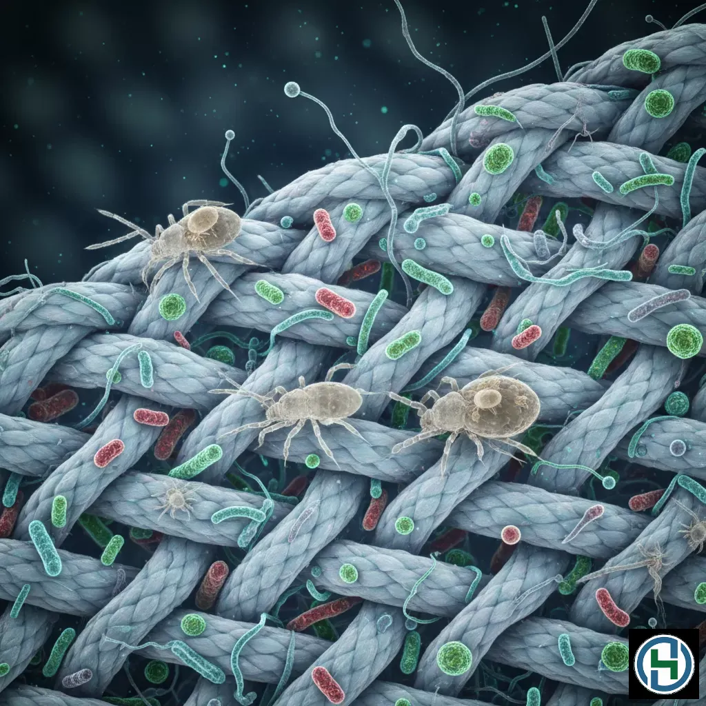 Vi khuẩn và mạt bụi tích tụ lâu ngày là nguyên nhân âm thầm gây ra các vấn đề về da và hô hấp