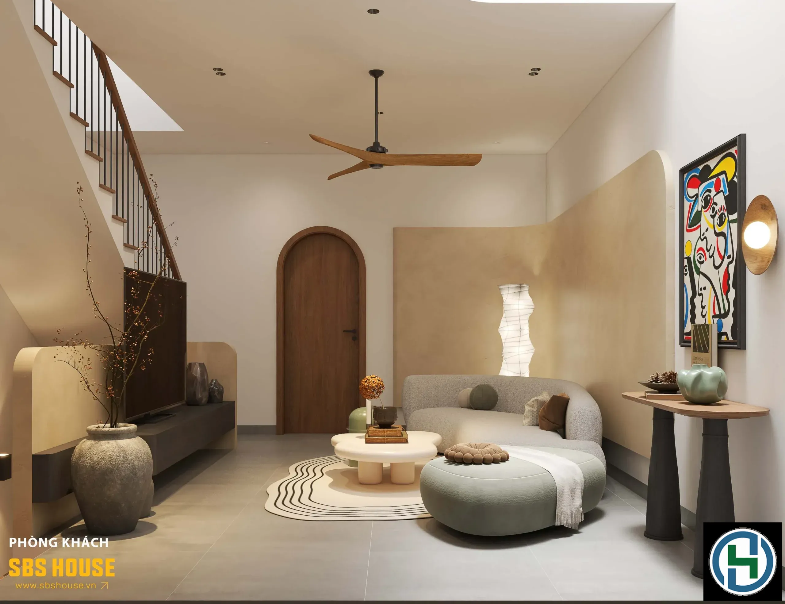 Sắp xếp đồ đạc gọn gàng giúp luồng gió lưu thông tốt hơn trong nhà