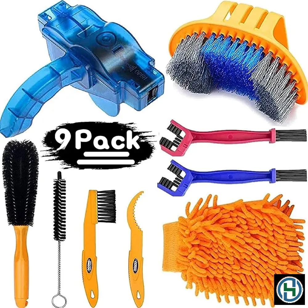 Bộ dụng cụ vệ sinh xe đạp gia đình đầy đủ giúp quá trình làm sạch trở nên chuyên nghiệp và nhanh chóng