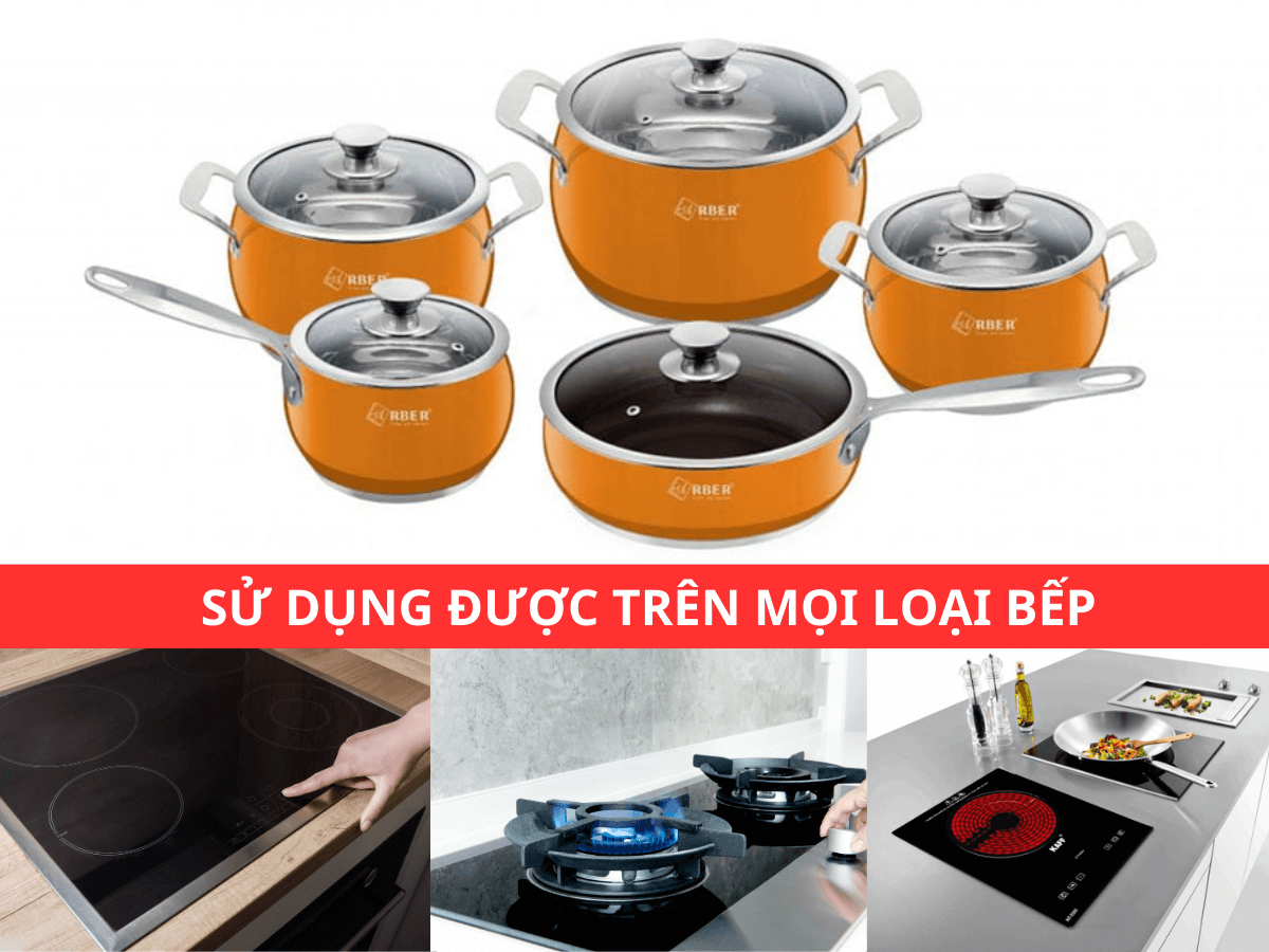 bo-noi-inox-arber-an06smc-2 Sử dụng dung dịch vệ sinh phù hợp giúp đồ inox luôn giữ được vẻ sáng bóng như mới