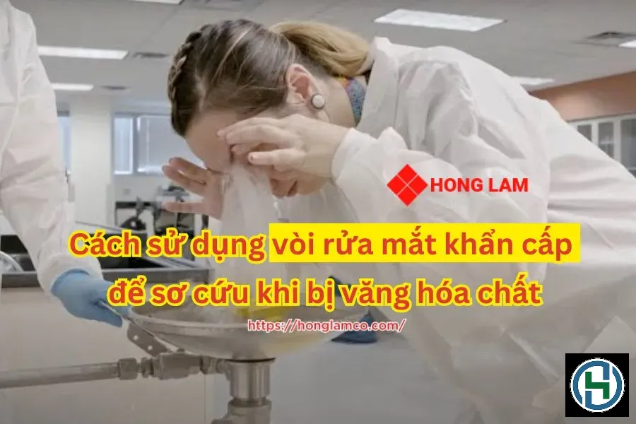 Sơ cứu kịp thời là yếu tố then chốt để bảo vệ thị lực khi bị hóa chất bắn vào mắt