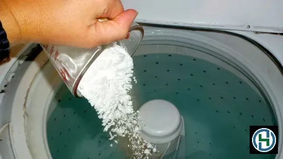 Sử dụng giấm và baking soda là phương pháp an toàn và hiệu quả trong hướng dẫn vệ sinh máy giặt nhanh