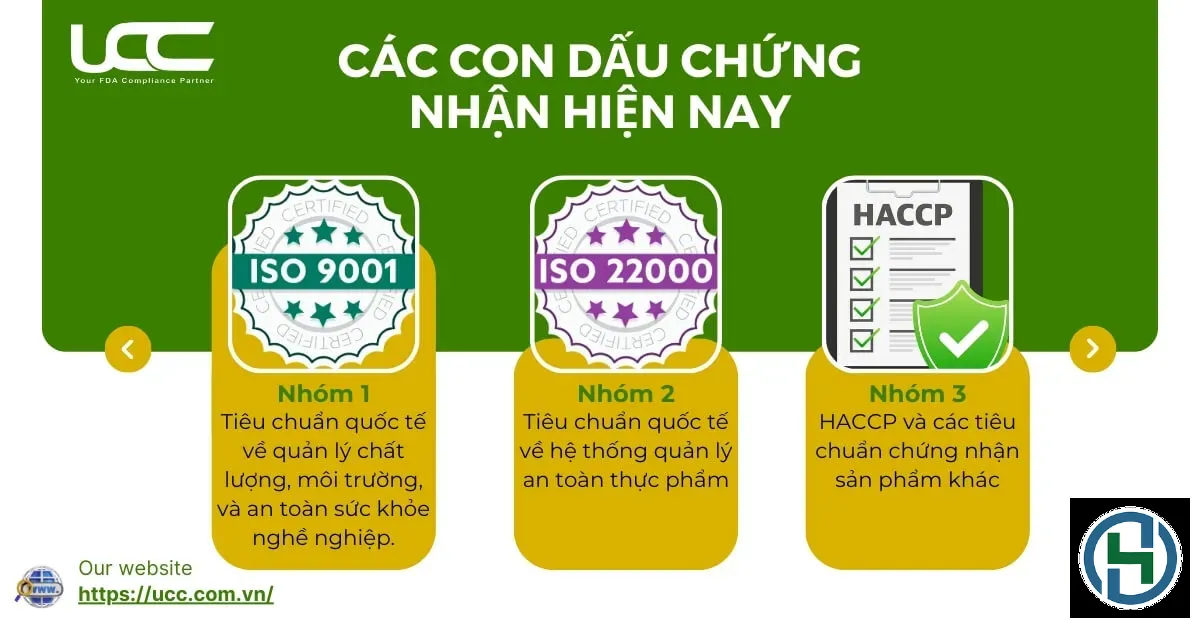 Các chứng nhận uy tín giúp người tiêu dùng nhận diện sản phẩm an toàn dễ dàng hơn