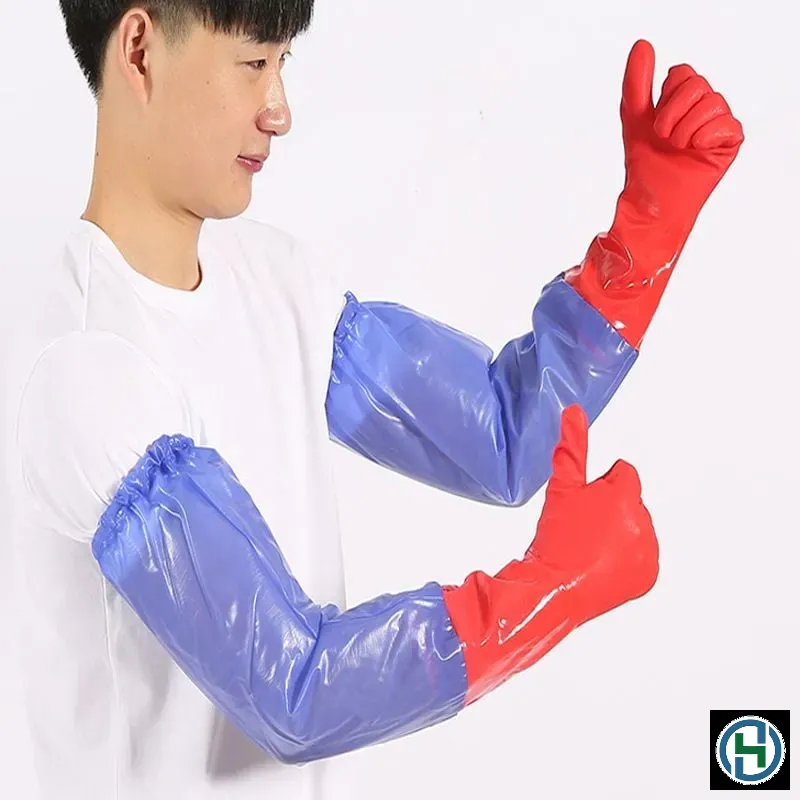 Sử dụng găng tay cao su chất lượng cao là cách hiệu quả nhất để cách ly da tay khỏi hóa chất độc hại