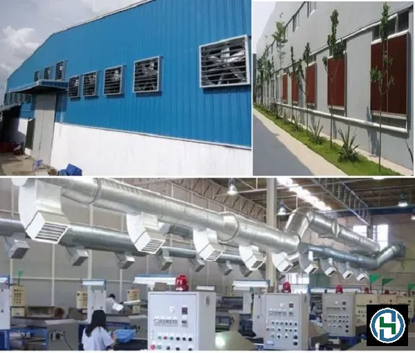 Hệ thống thông gió đạt chuẩn giúp duy trì môi trường làm việc an toàn cho người lao động