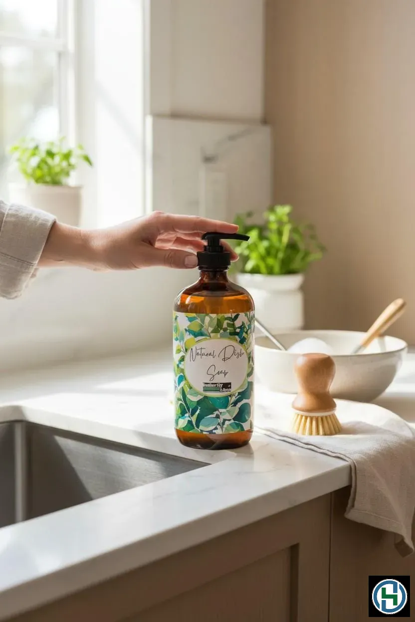 Nước Rửa Chén Lá Sả Thơm Ngát  giải pháp xanh và an toàn cho căn bếp hiện đại