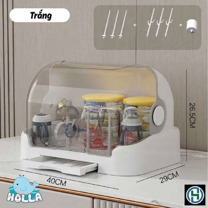 Bảo quản dụng cụ sau khi rửa ở nơi khô thoáng là bước cuối cùng trong quy trình vệ sinh