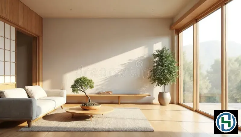 minimalist-japandi-living-room-features-light-wooden-floors-neutral-color-palette-clean-lines-modern-furniture-natural-elements-395722472 Không gian sống tối giản và sạch sẽ theo phong cách Nhật Bản hiện đại năm 2026