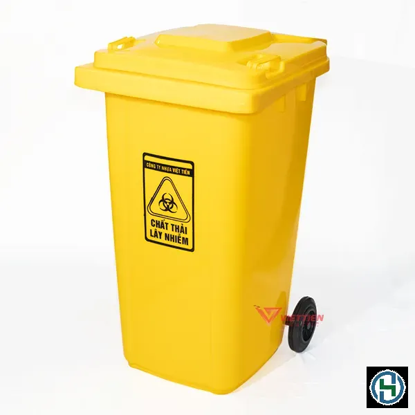 thung-rac-y-te-240-lit Rác thải sau khi xử lý hóa chất tràn phải được phân loại và xử lý như rác thải nguy hại
