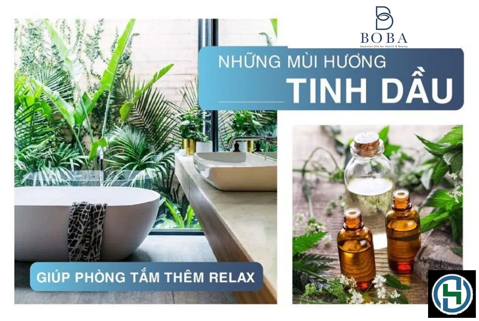 Tinh dầu thiên nhiên giúp không gian phòng tắm luôn thơm mát và kháng khuẩn tự nhiên