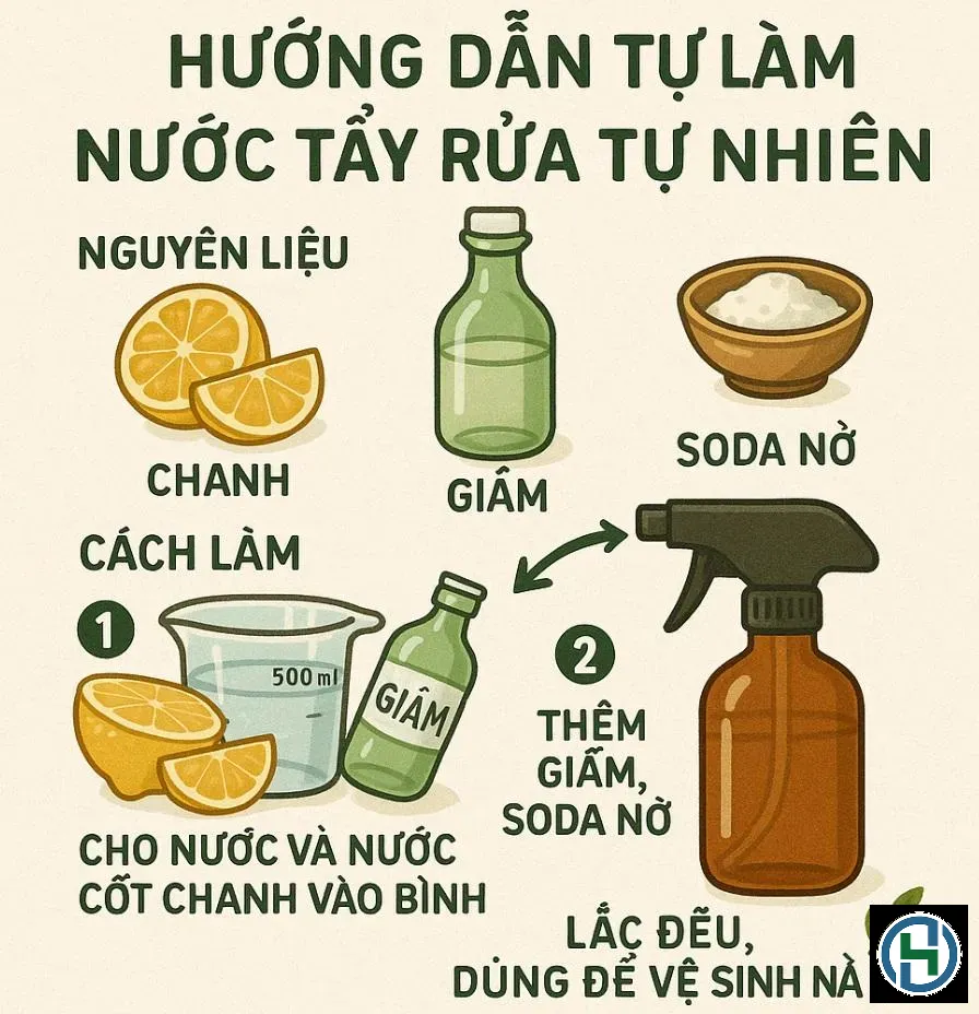 Các nguyên liệu tự nhiên phổ biến dùng để làm sạch bát đĩa an toàn